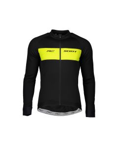 Scott Shirt RC Warm  Maglia Ciclismo Maniche Lunghe Nero Giallo