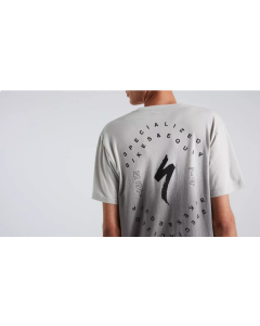 Maglia Maniche Corte T-Shirt Specialized GRID DOVE GREY