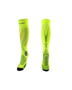 FLOKY CALZE SPECIFICHE PER IL TRAIL T-TRAIL LONG Super Performanti Trail RUNNING Giallo Fluo