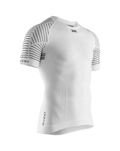 X-Bionic Maglia Intima Invent LT 4.0 Manica Corta Bianca Ciclismo e Running